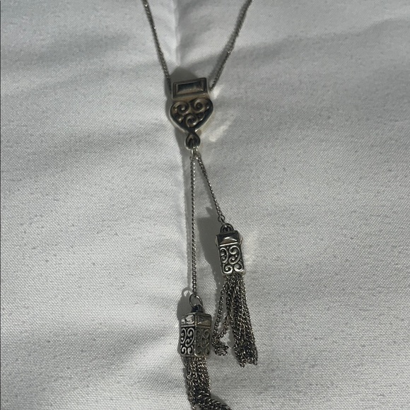 BRIGHTON- Elegant Silver Necklaces bundle of 3 - Picture 6 of 6